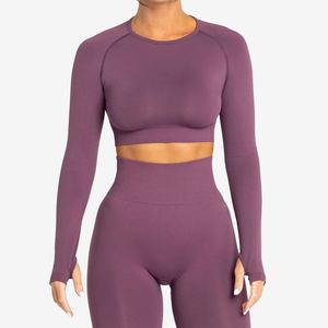 Ensemble de yoga à la mode Leggings sans couture avec soutien-gorge de sport vêtements d'entraînement de gymnastique pour l'entraînement physique ensembles pour femmes2 pièces ensemble femmes - Product Image 2