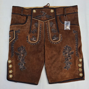 2025 lederhosen เข้ารูปหนังแท้สไตล์ปากีสถาน - Product Image 4