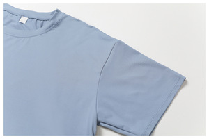 Top de Yoga de cuello redondo ajustado a la moda más vendido, camiseta de Fitness ajustada para mujer, camiseta de entrenamiento de secado rápido - Product Image 5