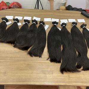 ลดกระหน่ํา!!! ผ้าเครื่องตรงธรรมชาติเนียนนุ่มพิเศษ 100% ผมมนุษย์เวียดนาม ผ้าคู่ ราคาส่ง - Product Image 2