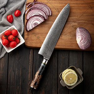 Cuchillo de chef de 8 pulgadas, cuchillo de cocina de Damasco, 67 capas de acero de Damasco con mango de madera - Product Image 2