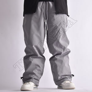 Último diseño personalizado de alta calidad pantalones de esquí para hombre Pantalones de esquí ligeros transpirables impermeables holgados pantalones de esquí de invierno para hombres - Product Image 6