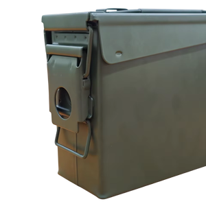 Boîte de rangement en acier robuste et étanche pour munitions, outils de chasse, aventures en plein air, trousses d'urgence et protection de matériel à long terme - Product Image 5