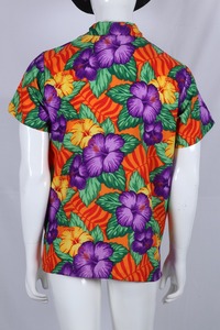Camisa de hombre diseño impreso divertido 100% poliéster hombres ropa de playa camisa de playa hawaiana manga corta precio al por mayor - Product Image 6