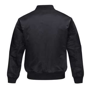 High Quality Bomber Jacket For Men Full Zip Windbreaker Warm Winter Windproof Casual Outwear Padded <b>Lined</b> <b>Coats</b> - Product Image 2