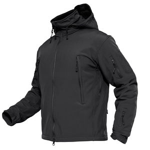 Chaquetas Softshell para Hombre, Estilo Personalizado OEM, Impermeables, Transpirables, Cortavientos, Lisas, Teñidas, de Lona y Poliéster - Product Image 5