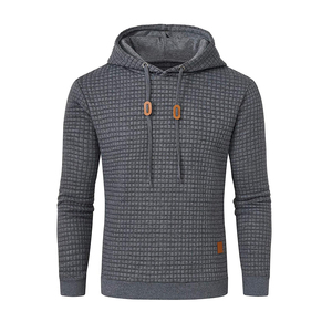 Sweat à capuche surdimensionné pour hommes 2026 coton avec logo personnalisé 100% Design simple et uni brodé pour l'hiver - Product Image 5