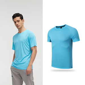Camiseta Deportiva de Gimnasio para Hombre, de Secado Rápido, Transpirable, de Poliéster y Elastano, con Sublimación Personalizada, Cuello Redondo, Corte Regular, 3 Piezas - Product Image 2