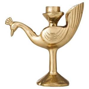 Bougeoir en métal cheval de mer doré Design élégant Ensemble unique de 2 éclairages décoratifs en laiton faits à la main pour la maison - Product Image 2