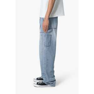 กางเกงช่างไม้ผ้าแจ็คการ์ดทรงถุงพิเศษ-สีเทา - Product Image 3