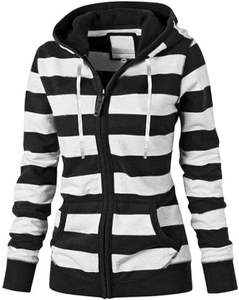 Sweat à capuche unisexe personnalisé 100% coton avec fermeture éclair pour l'hiver - Product Image 1