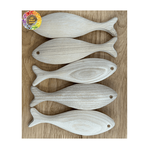 Pez de madera decorativo para decoración del hogar/fiesta-Artesanías colgantes de madera en Vietnam - Product Image 1