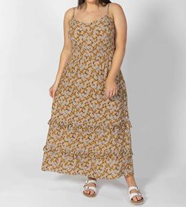 Robe de soirée élégante décontractée à imprimé sans manches sexy - Product Image 5