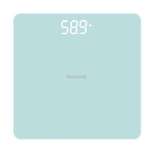 Vente de liquidation, balance de pesée corporelle blanche pour la salle de bain, verre trempé, 260 mm, écran LED lumineux, balance de pesée 180 kg 400 lb - Product Image 5