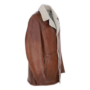 เสื้อแจ็คเก็ตหนังแกะบุผ้าแคนวาสระบายอากาศสำหรับผู้ชาย สวมใส่กลางแจ้งในฤดูใบไม้ผลิ พร้อมโลโก้สั่งทำด้านหน้า - Product Image 6