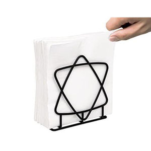 Servilletero de acero inoxidable pulido brillante, diseño lujoso, encimera decorativa elegante, accesorios decorativos para fiestas - Product Image 5