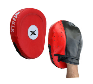 XTREME Professional Leather PU Boxing <b>Focus</b> <b>Pads</b> Target <b>Pad</b> Muay Thai Kickboxing Karate/Taekwondo Training-Protective Breathable - Product Image 3