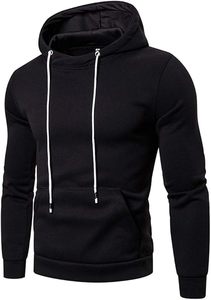 Invierno Impresión digital Sudadera con capucha Cordón Contraste Patchwork Pullover Manga larga Casual Panel con capucha Diseño 100% Algodón Fleece - Product Image 4