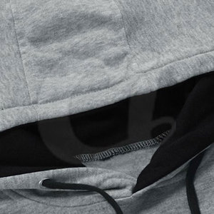 Sweat-shirts décontractés pour hommes fabriqués au Pakistan, logo imprimé personnalisé, couleur unie, hiver, polyester/coton, coupe-vent, respirant - Product Image 3