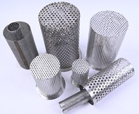 Cartouches filtrantes en maille perforée en acier inoxydable sur mesure, éléments filtrants de précision pour carburant diesel, eau industrielle et eau de puits