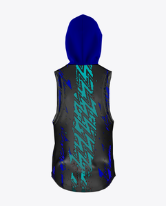 Uniforme de football 7v7 sur mesure, imprimé par transfert thermique, sublimé, polyester léger, séchage rapide, respirant, sans manches, adulte - Product Image 2