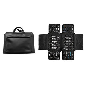 Funda de cuero auténtico con cremallera para tijeras, estuche de almacenamiento con cremallera para tijeras, para vendedor y distribuidor, 40 unidades - Product Image 3