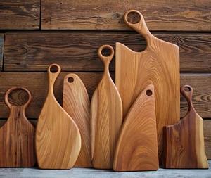 PUSELIFE Planches à découper en bois épais vierges de cuisine personnalisées en gros d'usine Bloc de planche à découper intelligente en bois bambou acacia noyer - Product Image 4