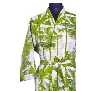 Kimono Japonés Hecho a Mano, Elegante y Térmico, con Estampado Floral, Acolchado, Transpirable y de Secado Rápido, para Mujer, Invierno, Primavera, Verano - Product Image 4