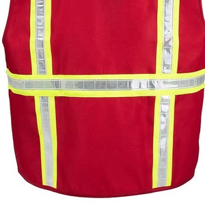 เสื้อกั๊ก Hi VIS ของผู้ชายเสื้อกั๊กผู้ชายน้ำหนักเบาป้องกันรอยยับสบายระบายอากาศได้ดี - Product Image 2