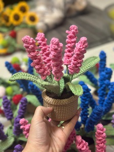 ดอกไม้ถักโครเชต์แฮนด์เมดสำหรับใส่กระถางดอกไม้ประดิษฐ์เป็นของขวัญให้เพื่อนสมบูรณ์แบบสำหรับตกแต่งบ้านผลิตในเวียดนาม - Product Image 4