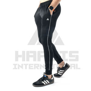 สีทึบโลโก้ที่กําหนดเองเสื้อผ้าผู้ชายแห้งเร็ว Joggers ผู้ชาย | ขายตรงจากโรงงานราคาต่ํา Joggers ผู้ชายแบบสบายๆ - Product Image 4