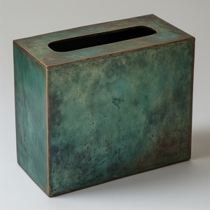 Boîte à mouchoirs en métal élégante et multifonctionnelle avec une construction durable, un design minimaliste attrayant pour un usage domestique et commercial, rangement quotidien - Product Image 6