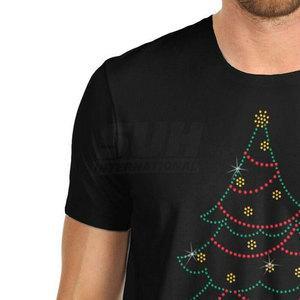 เสื้อยืดผู้ชายผ้าฝ้าย 100% ทรงหลวม ตกแต่งด้วยคริสตัล แบรนด์ส่วนตัว สวมใส่สบาย ระบายอากาศได้ดี เป็นมิตรกับสิ่งแวดล้อม แห้งเร็ว - Product Image 4