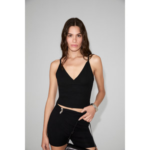 GRIMELANGE MELITO <b>Women's</b> Soft and Stretch Fabric Organic Cotton Bust Low-Cut Strappy Tank <b>Top</b> - Product Image 6