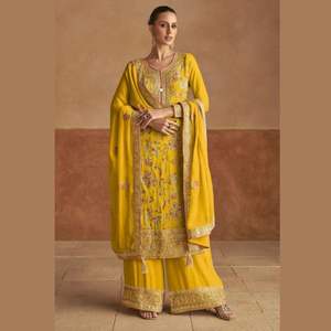 Vestido de material salwar kameez, traje dupatta Surat, venta al por mayor, ropa india, patiyala, punjabi, fabricante de trajes - Product Image 2