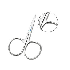 Ciseaux multifonctions en acier inoxydable pour couper les ongles Ciseaux courbés pour couper les sourcils en gros Ciseaux à cuticules en acier inoxydable - Product Image 5