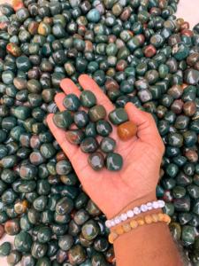 Piedras Preciosas de Cristal de Sangre de Alta Calidad, Piedras Rodadas al por Mayor, Feng Shui, Pulido, Piedra Semipreciosa, Amuleto Portátil del Amor - Product Image 2