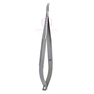 Pinzas Portaagujas Castroviejo Personalizadas - Rectas y Curvas de Acero Inoxidable, Herramienta Microquirúrgica Manual JIMED SURGICAL - Product Image 6