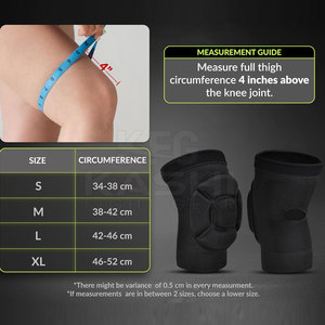 Genouillère confortable en tissu doux pour la pratique de la boxe, offrant un maintien stable pendant l'entraînement et les séances de sport. - Product Image 5