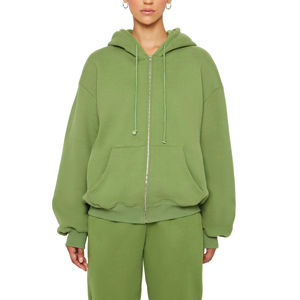 Survêtements deux pièces pour femmes, taille plus, à capuche, décontractés, imprimés, lourds, personnalisés, ensemble unisexe, entraînement, jogging, service OEM - Product Image 5