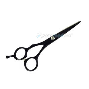 Tijeras de Pelo Profesionales de Titanio Negro para Barberos y Estilistas, Tijeras de Barbero de Titanio Negro de Alta Calidad para Uso en Salón - Product Image 2