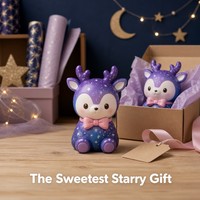 Jouet anti-stress Kawaii en forme de cerf étoilé, à remontée lente, doux et compressible, pour la décoration de bureau et les cadeaux de fête