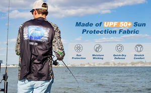 T-shirts de pêche pour hommes de qualité supérieure 2025, logo personnalisé, UPF50, séchage rapide, antibactérien, manches longues, léger, respirant, taille plus - Product Image 4