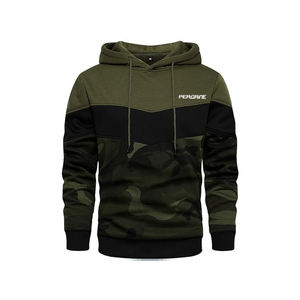 เสื้อฮู้ดโอเวอร์ไซส์สำหรับผู้ชายผ้าฟลีซแบบสวมหัวสไตล์ฮิปฮอปพิมพ์ลายและโลโก้ได้ตามต้องการ - Product Image 1