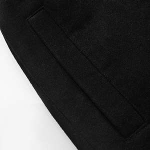 Pantalones Cortos de Gimnasio para Hombre, Shorts Deportivos de Algodón Transpirable con Logotipo Personalizado, Cierre de Cintura Elástica, Tejido de Punto Negro de Talla Grande - Product Image 5