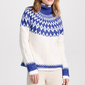 Suéter de Mujer Nuevo de Alta Calidad Personalizado, Color Sólido, Manga Larga, Cuello Redondo, Transpirable para Invierno - Product Image 3