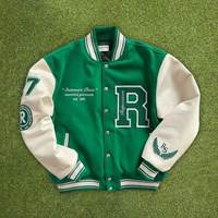 Veste universitaire classique enduite pour homme, couleur personnalisable, design frontal, coupe régulière, simple boutonnage, veste décontractée d'hiver