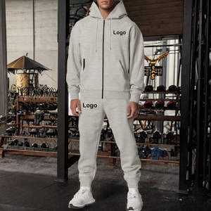 Conjunto Deportivo de Chándal para Hombre al por Mayor OEM, Mejor Precio Bajo, Nuevo Diseño, Cálido, Transpirable, 100% Algodón para Invierno, Tallas Grandes - Product Image 3