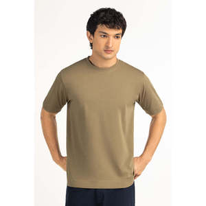 T-shirt en jersey léger 100 % coton respirant, coupe classique personnalisée, prêt pour l'impression sérigraphique, fabricant OEM ODM marque privée - Product Image 1