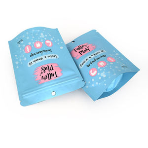 <b>Laminated</b> Stand Up <b>Pouch</b> with Zip & Tear Notch for Vitamin & Supplement Powder - Bulk & Retail, Custom Printed, Made in Vietnam - Product Image 3